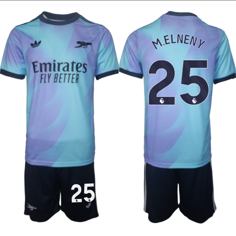 Men 2024-2025 Club Arsenal away Purple blue #25 Soccer Jersey->indianapolis colts->NFL Jersey